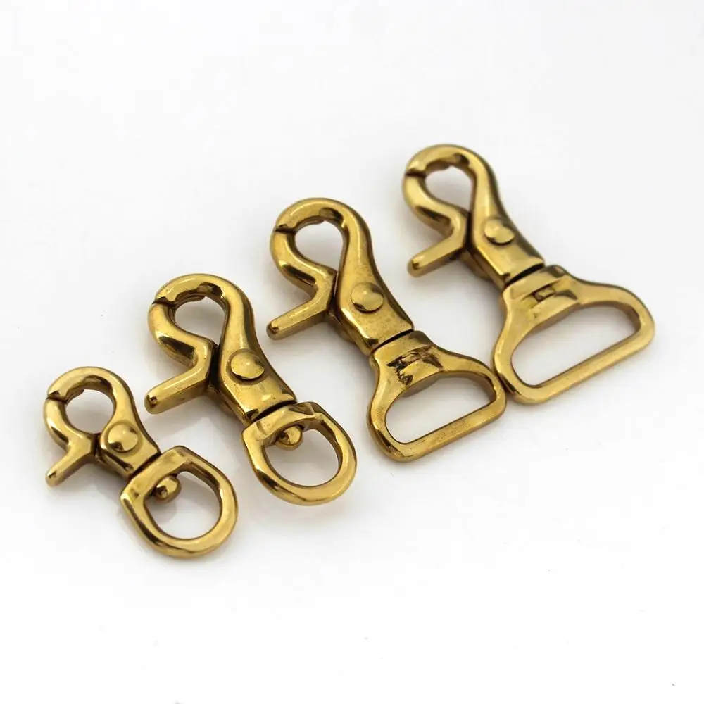 Crafting Resin - Trigger-Clips aus massivem Messing, drehbarer Ösenschraube,