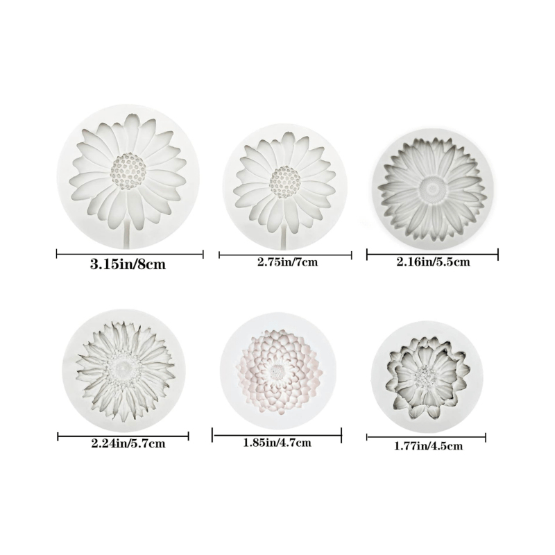 6 Stück, Sonnenblumen-Gänseblü – Resin Craft Ideas Bewertung und Preis