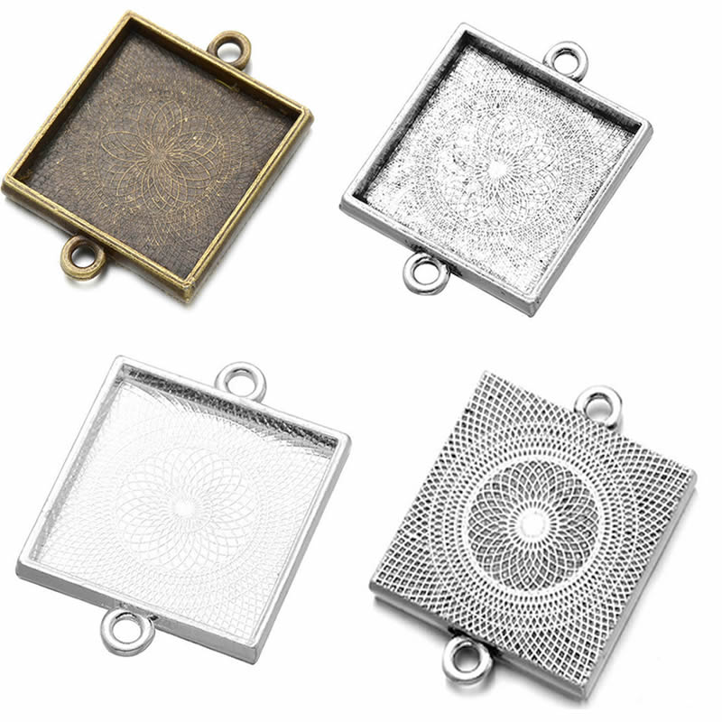 Onebeading Fit 25x25mm Quadrat – Bezels Set Pendant Bewertung und Preis