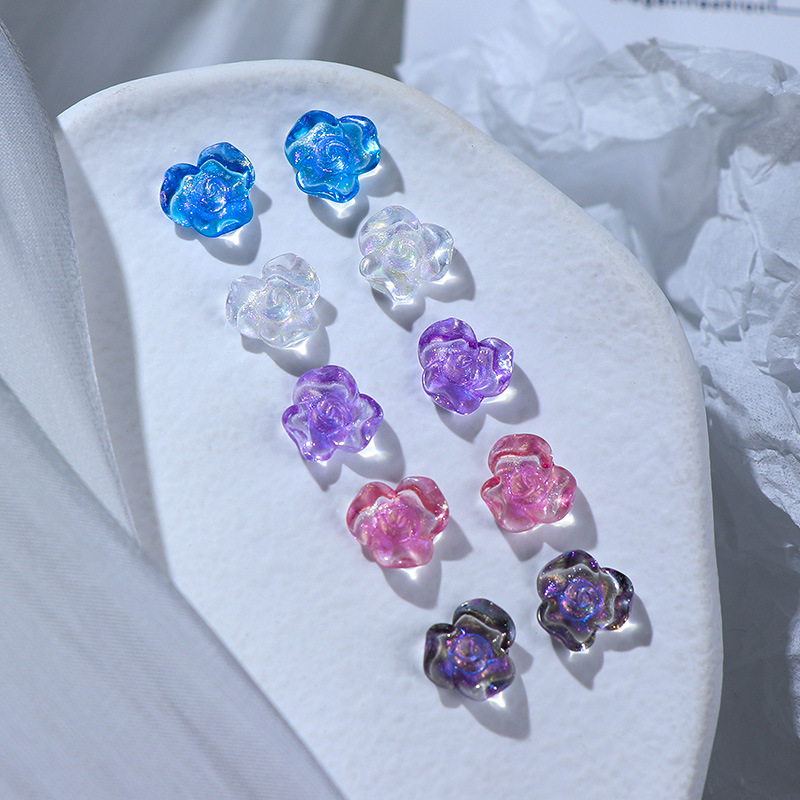 50 Stück/Packung 10x10mm Nagel – Resin Glitter Pack Bewertung und Preis