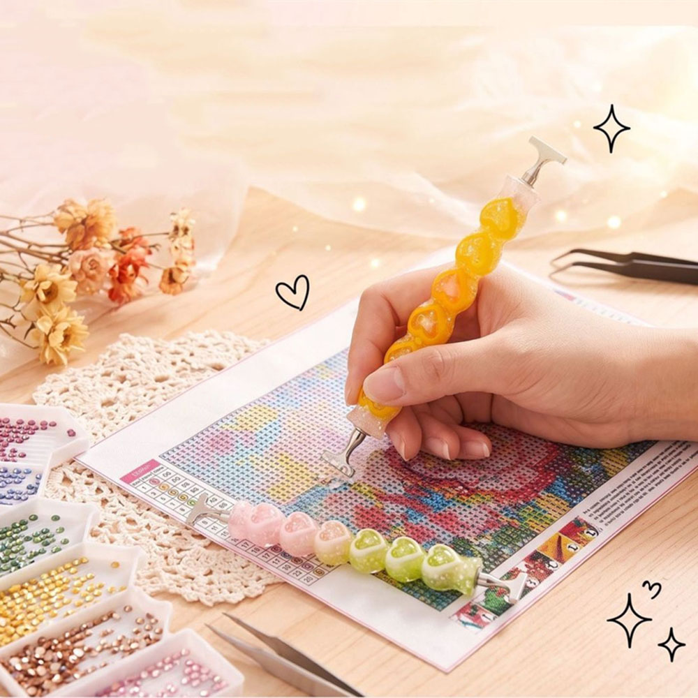 Neuer Herzförmiger Diamant-Mal – Resin Craft Ideas Bewertung und Preis